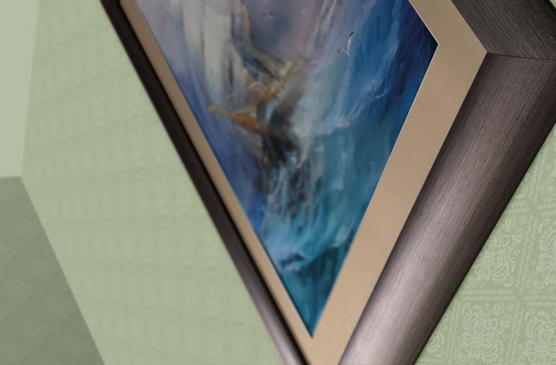advertising frame mockup