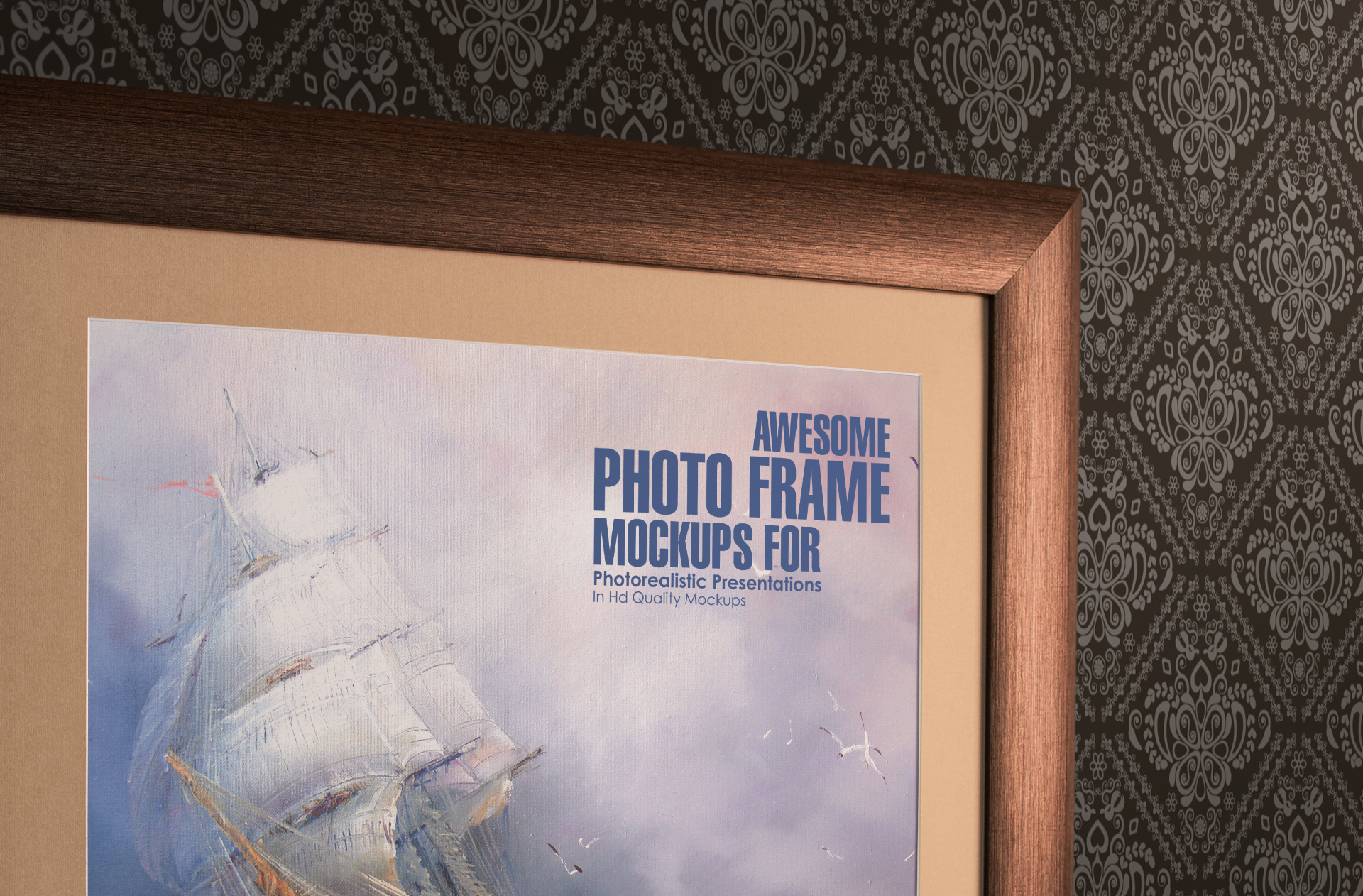 advertising frame mockup