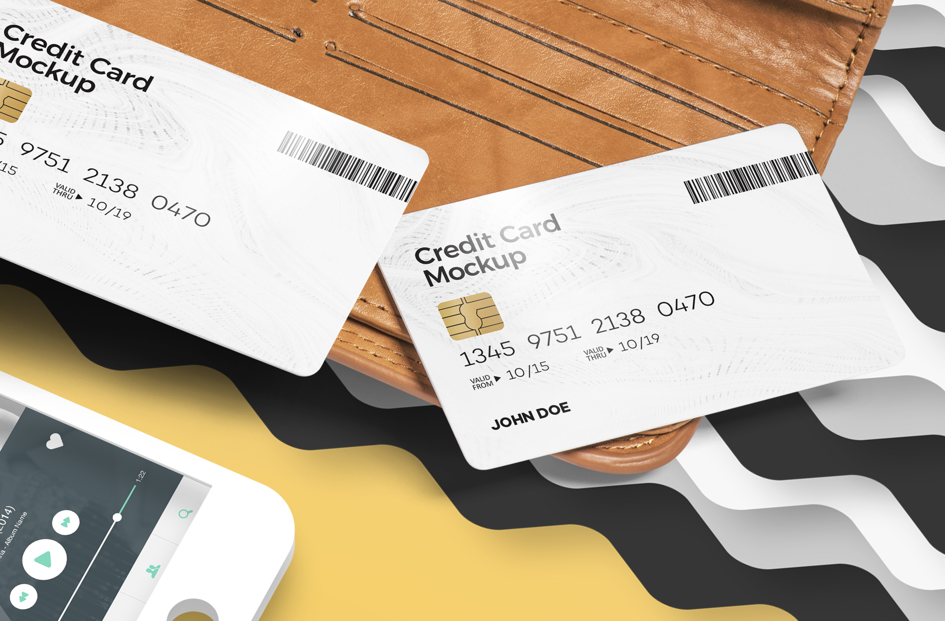 corporate identity card mockup