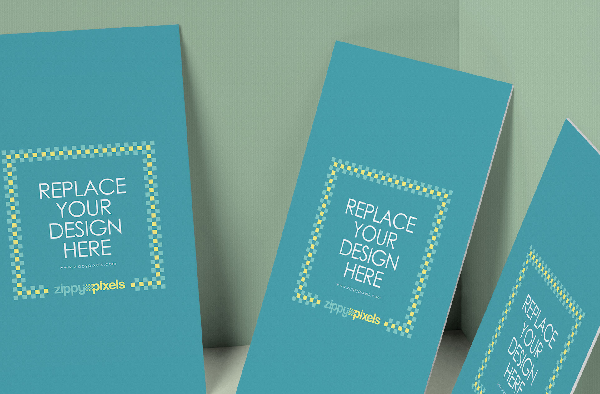 A4 flyer layout PSD