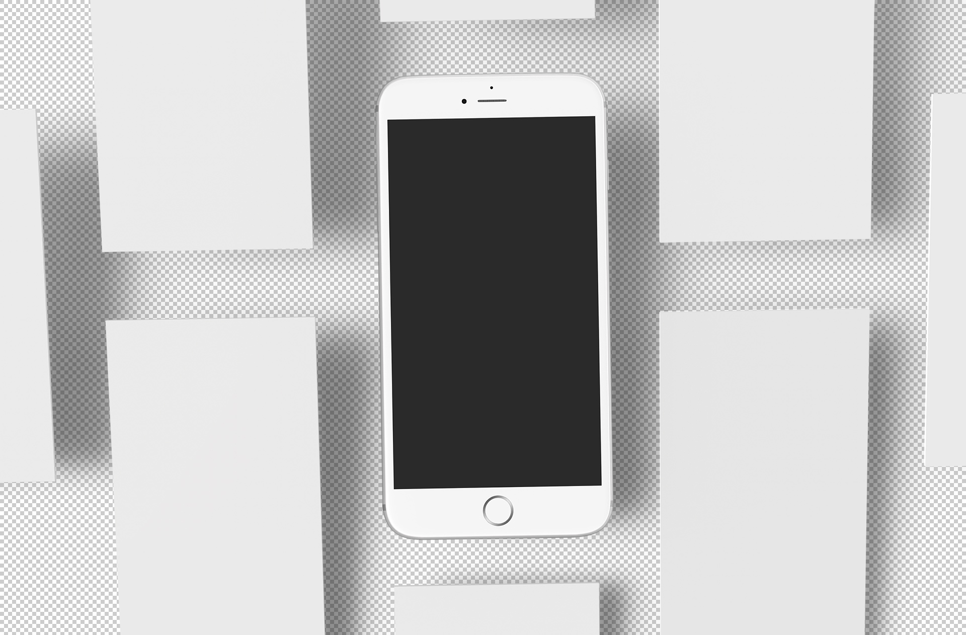 app showcase mock-up