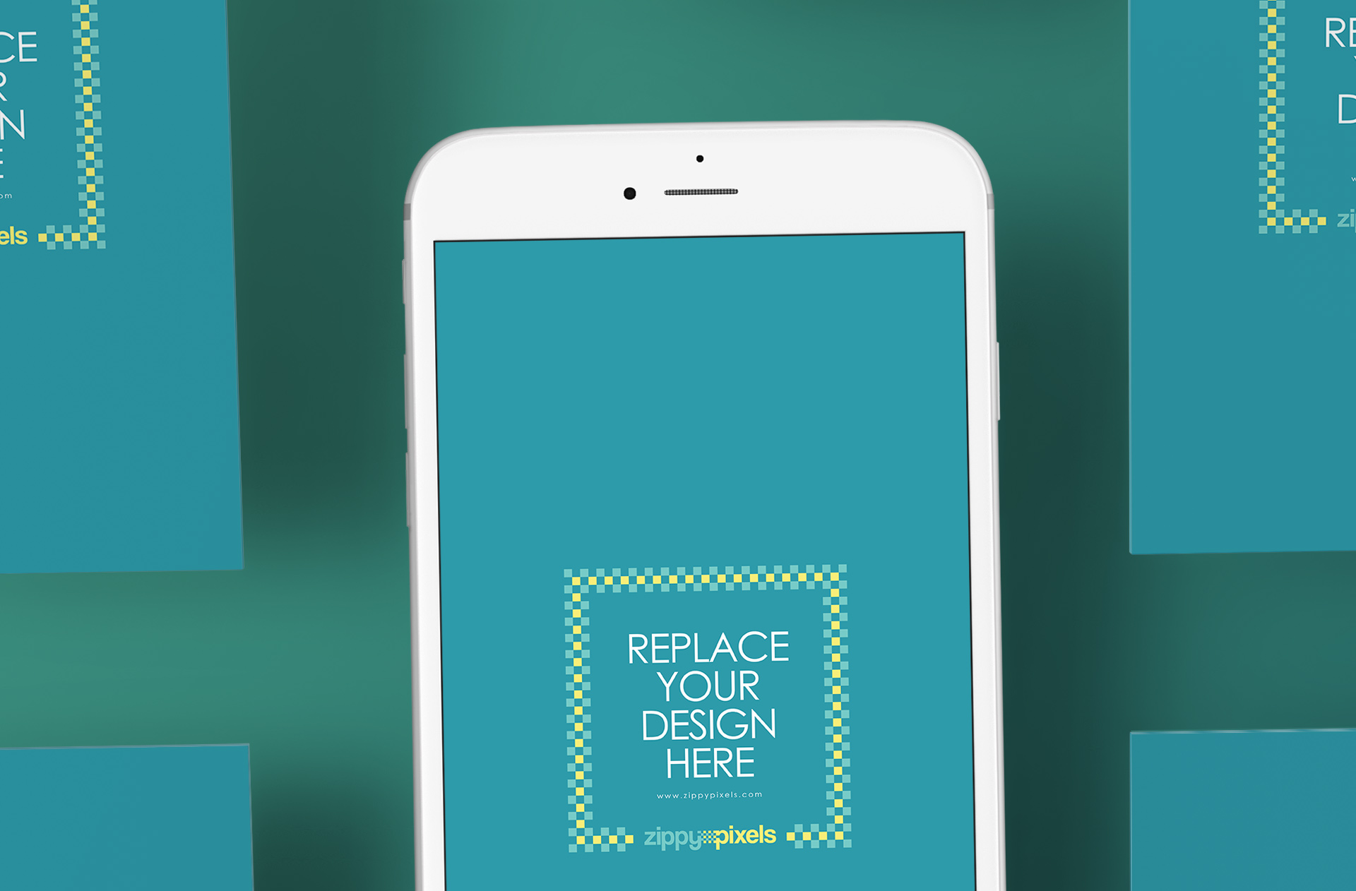 app showcase mock-up