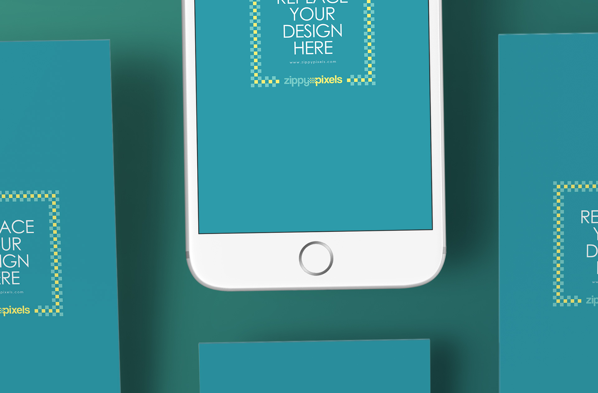app showcase mock-up