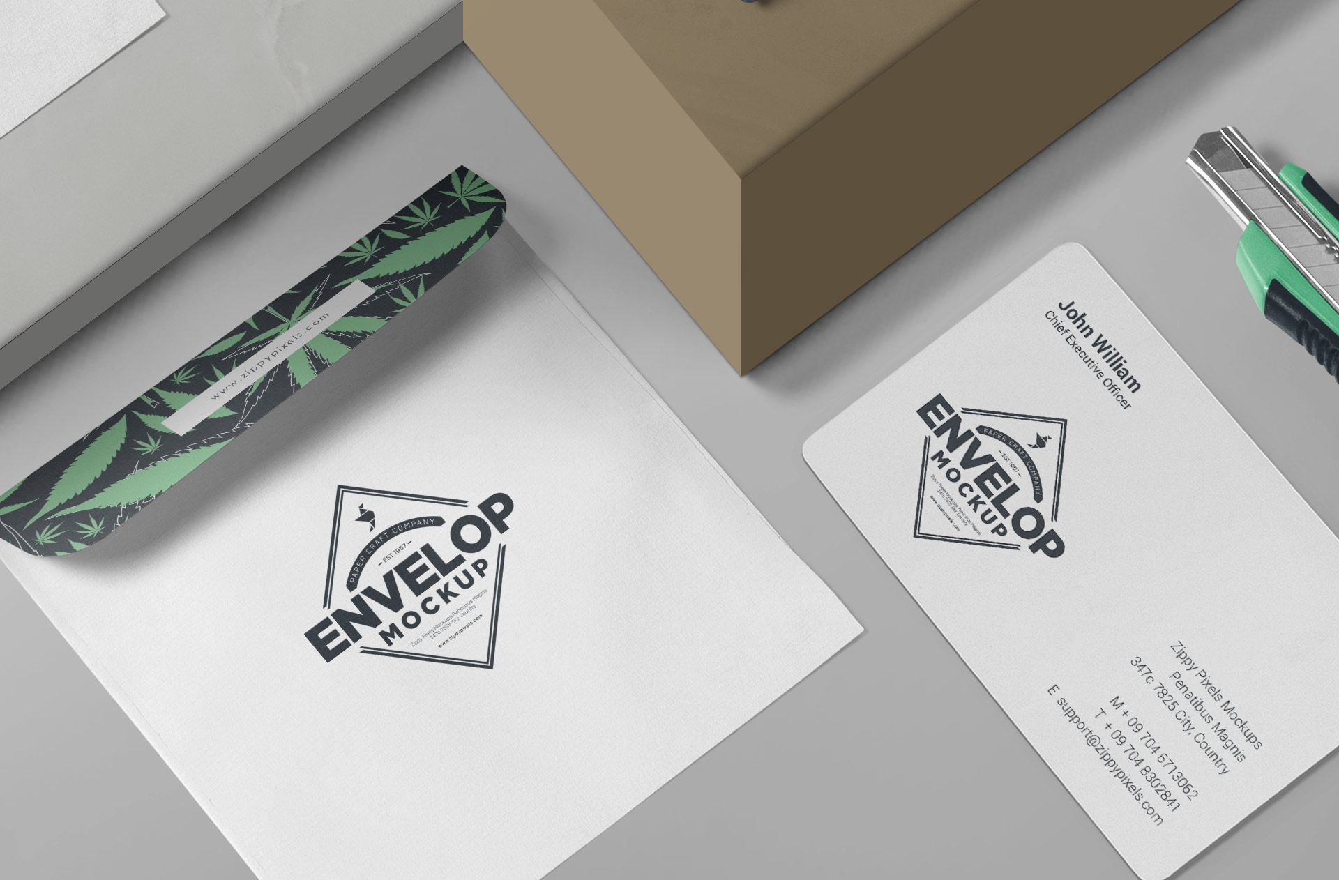 business card mock-up