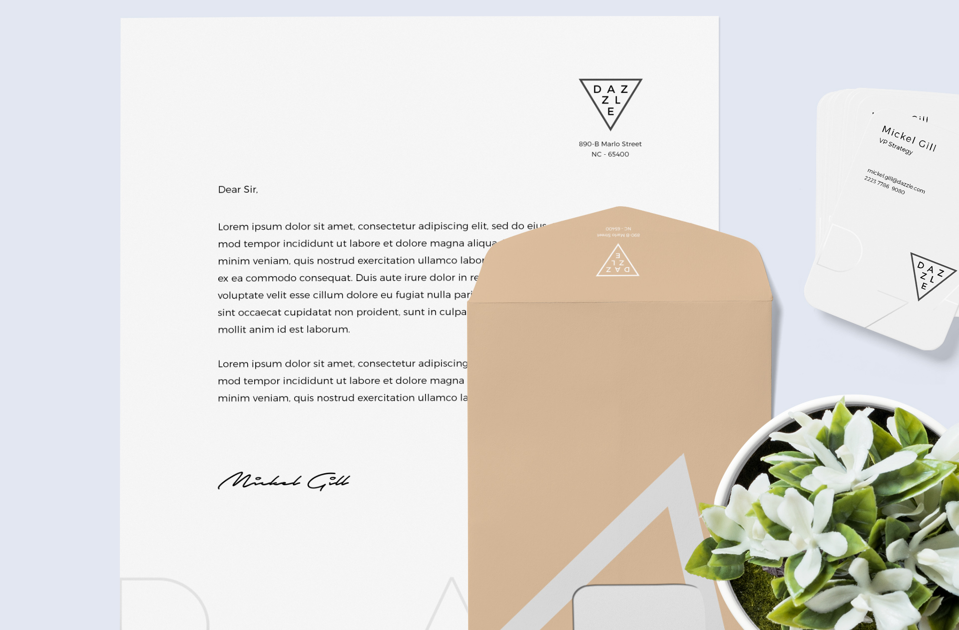 business card mockup PSD
