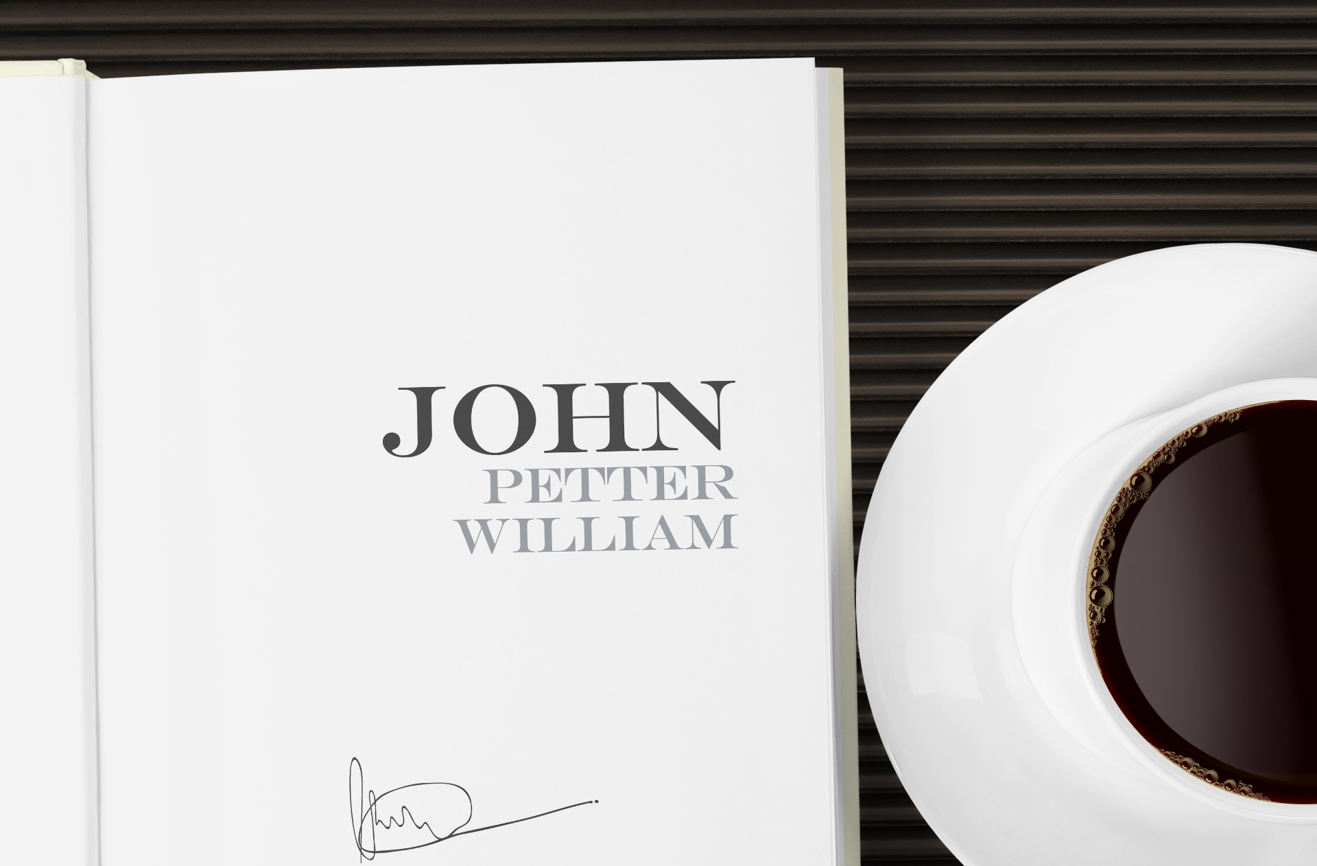 book branding mockup