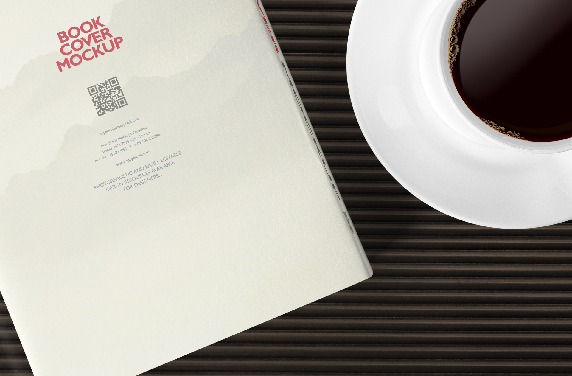 back cover book mockup