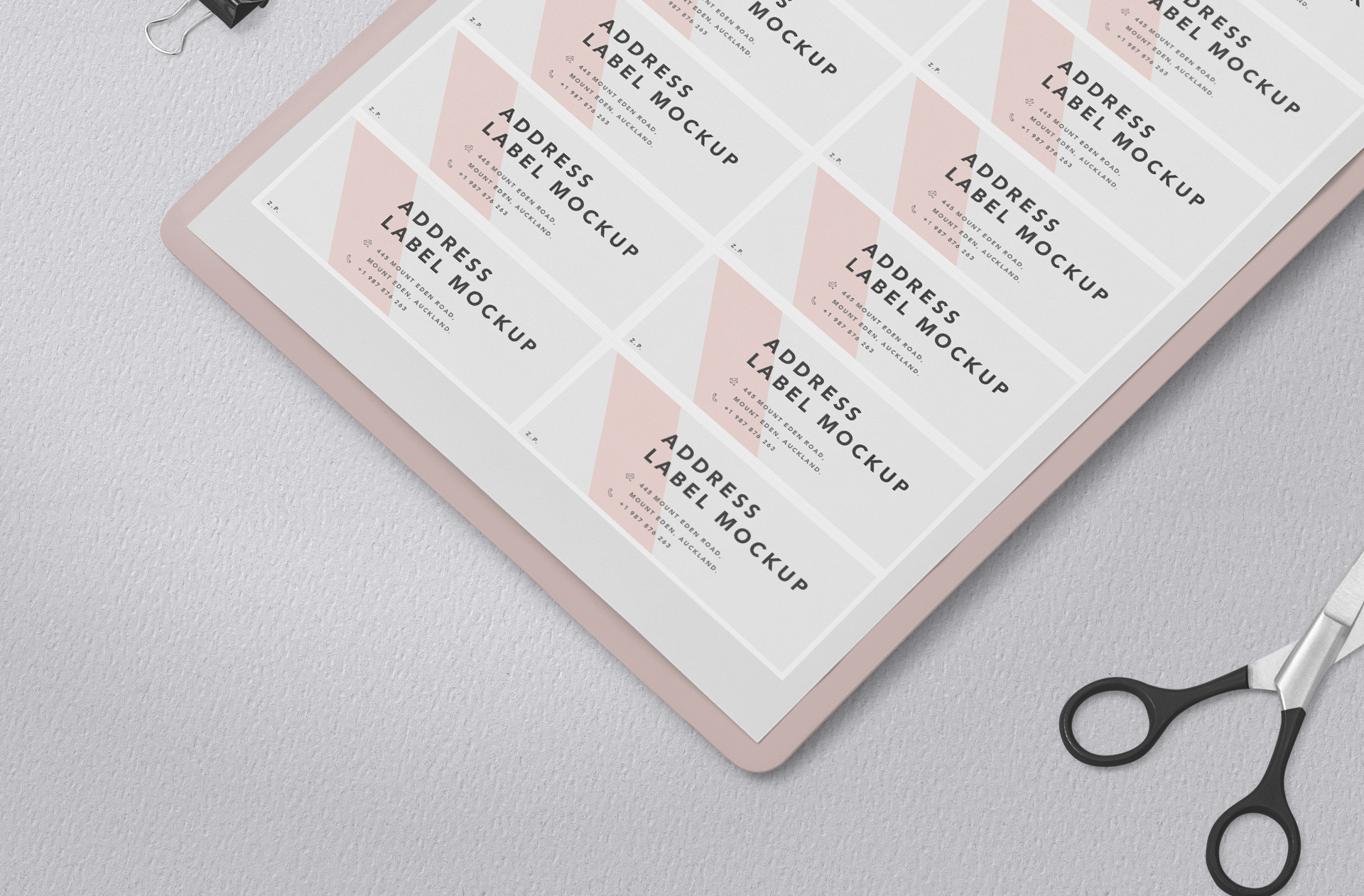branding label mockup