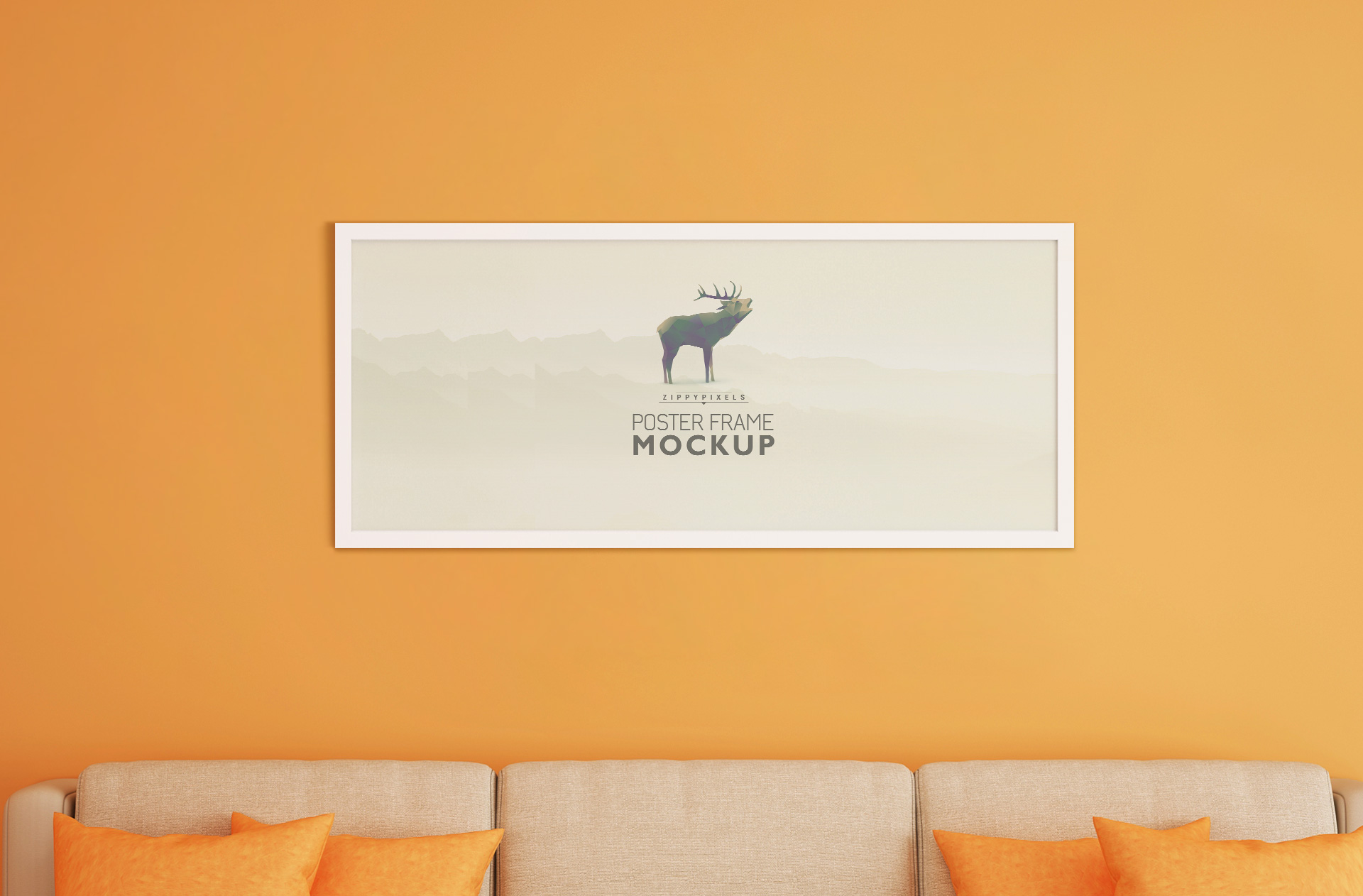 customizable artwork mock-up