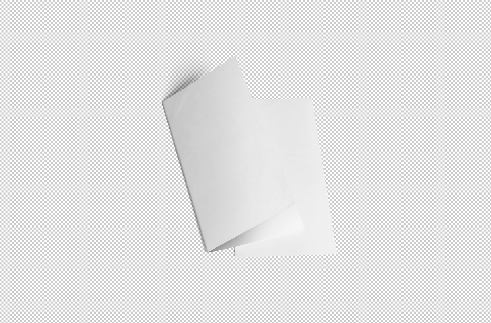 advertising material mock-up
