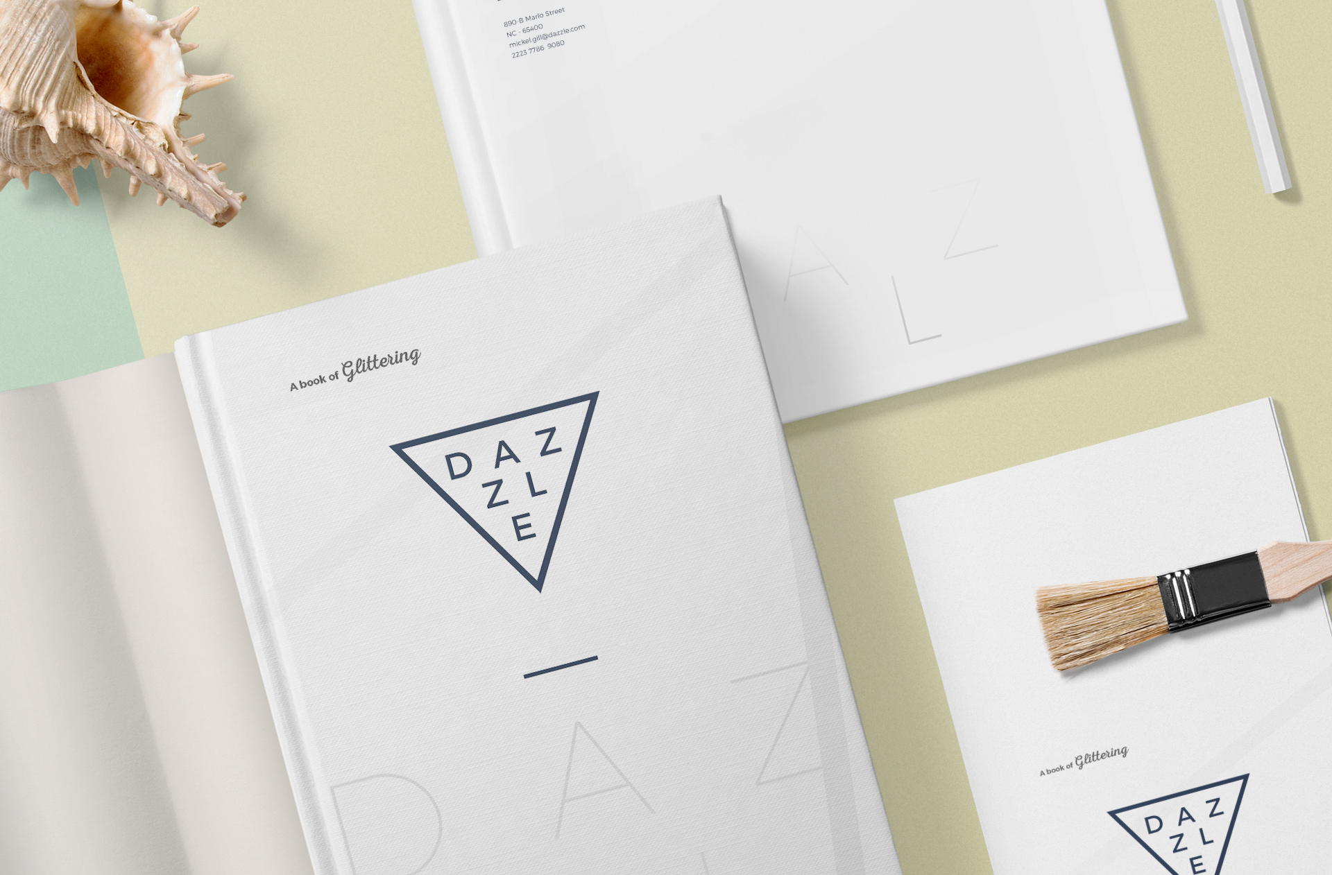 branding elements PSD