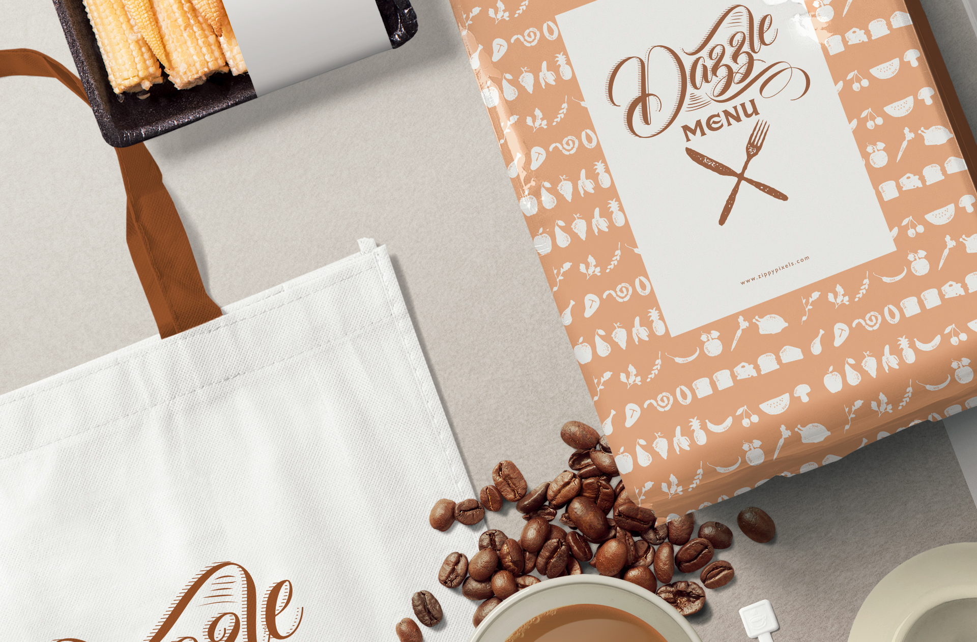 bakery branding mockup