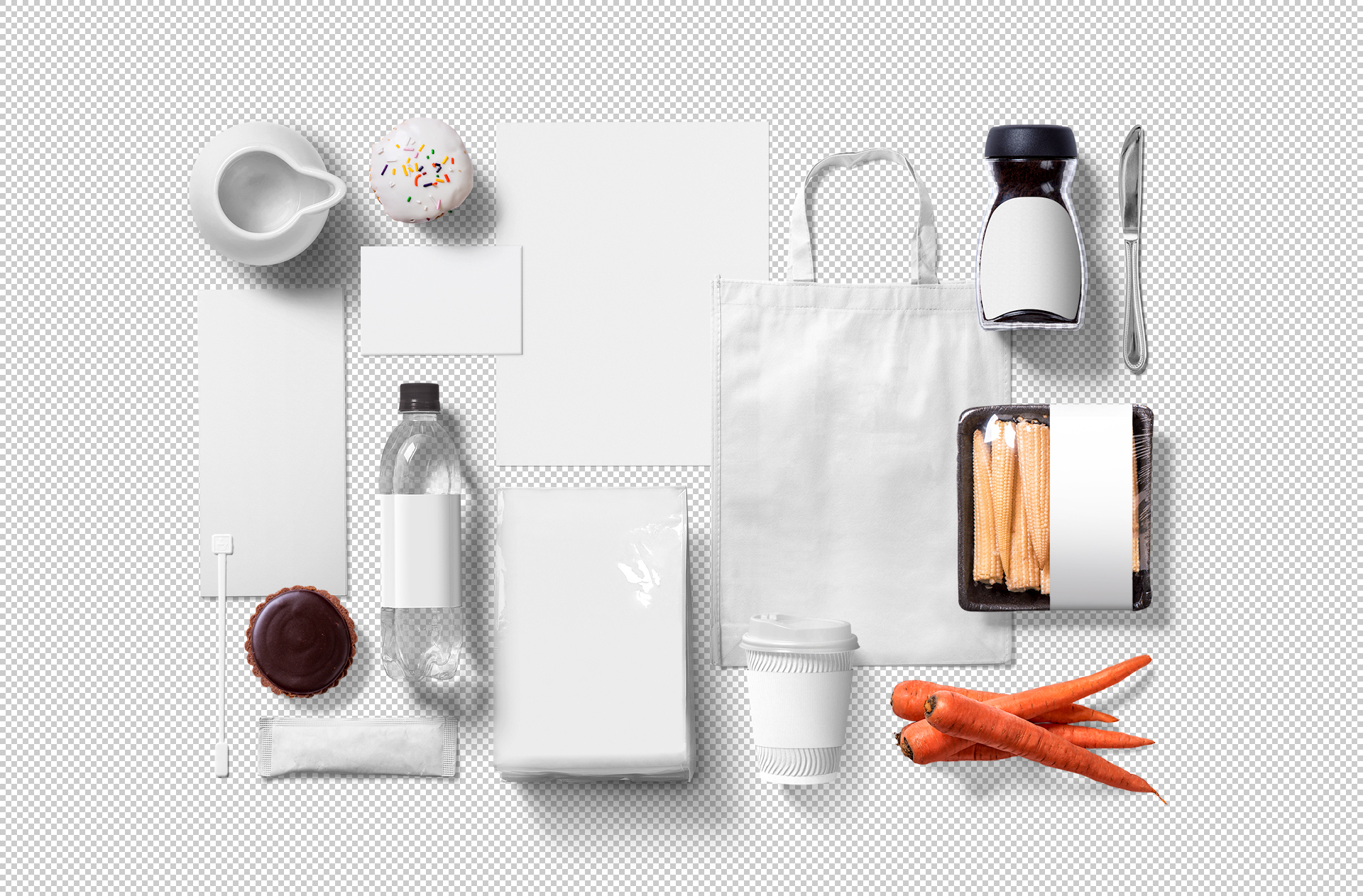 bakery and food business logo mockup