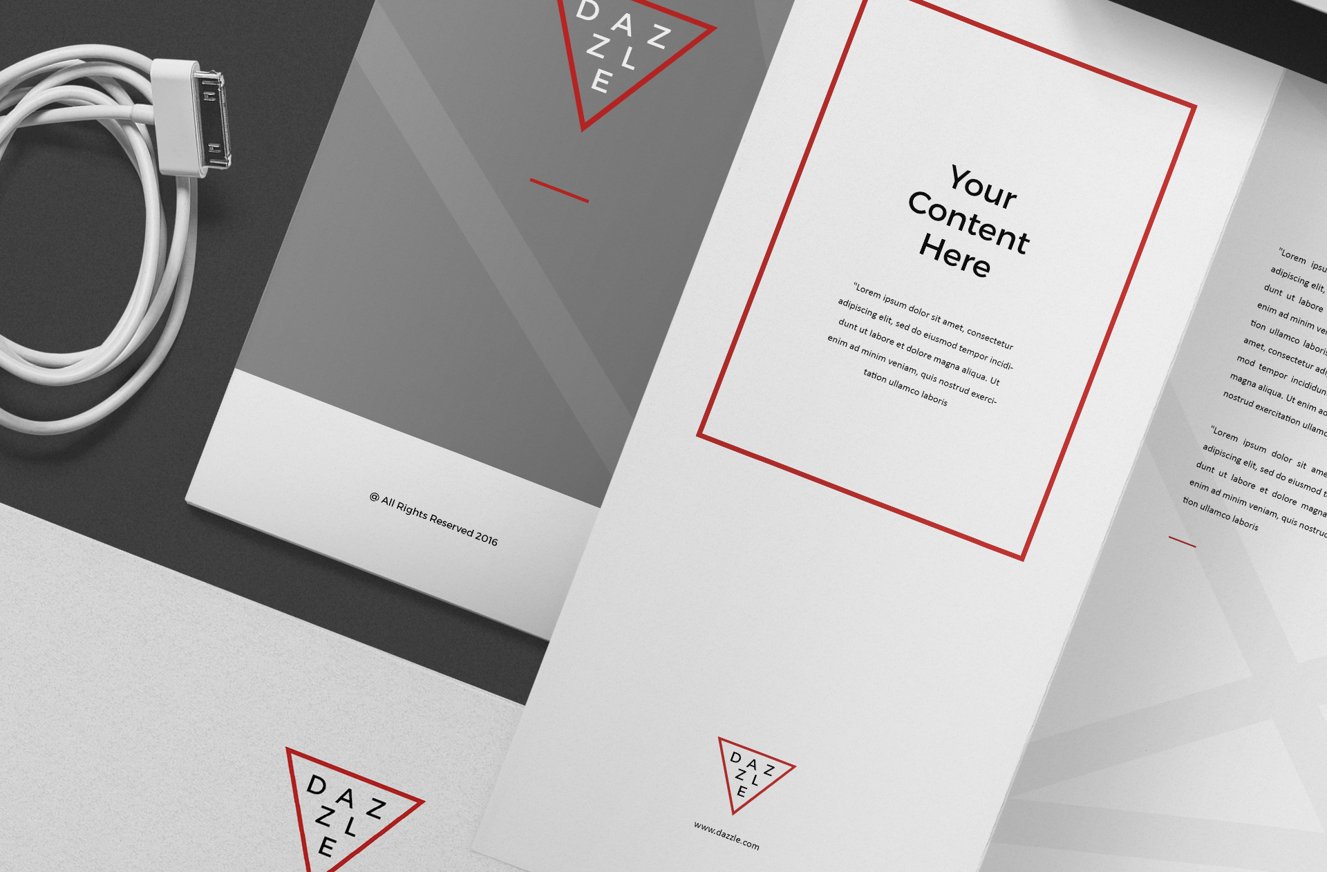 business brochure mockup