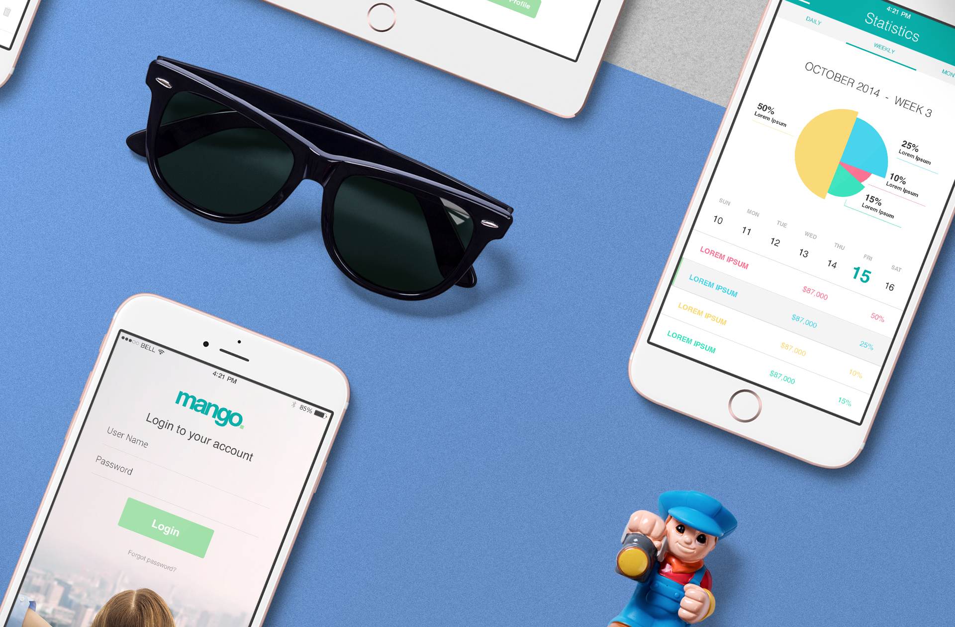 app showcase template