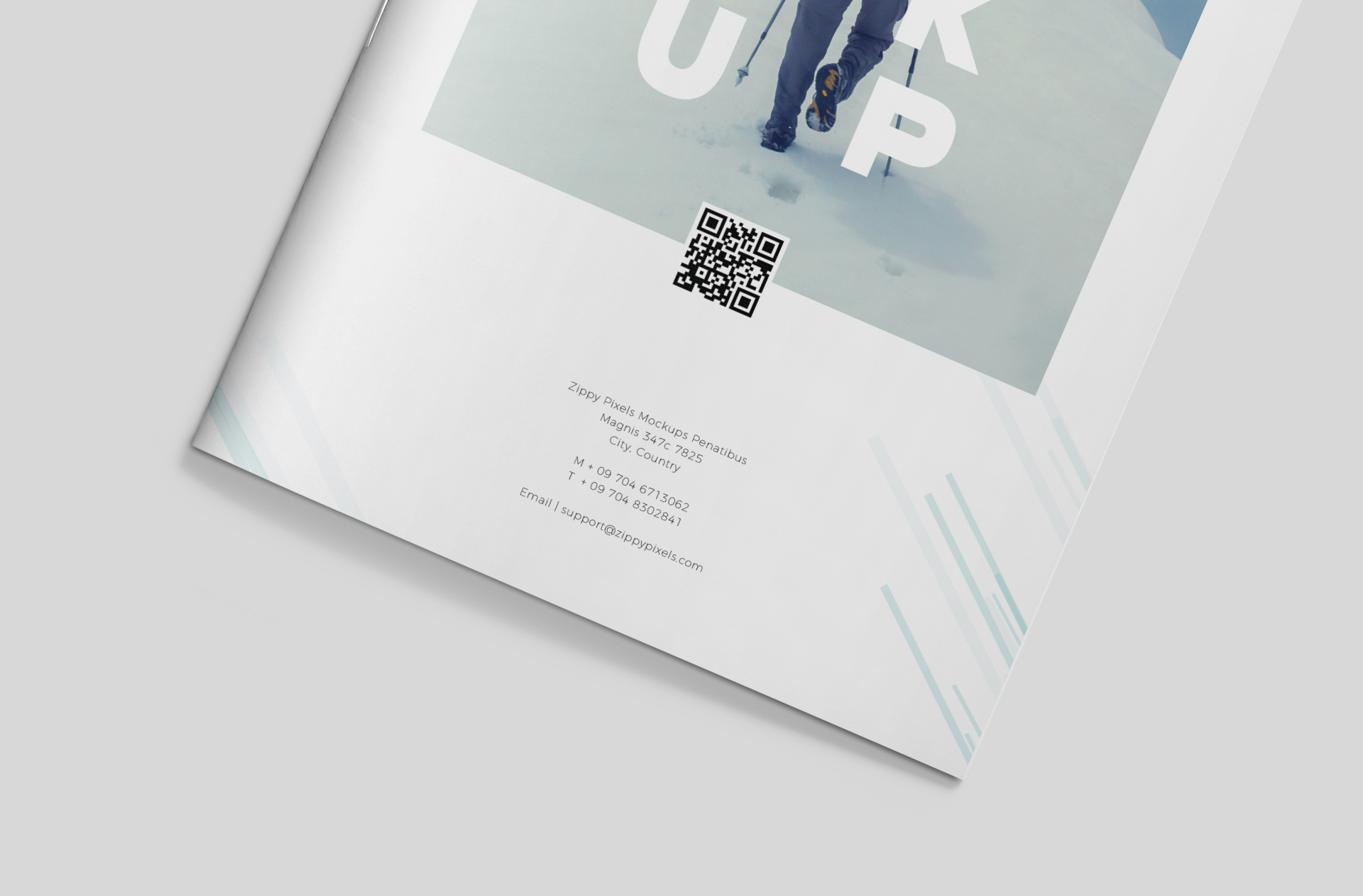 A4 portrait magazine PSD