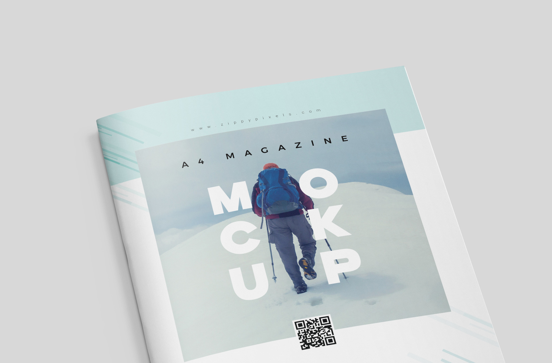 A4 print media template