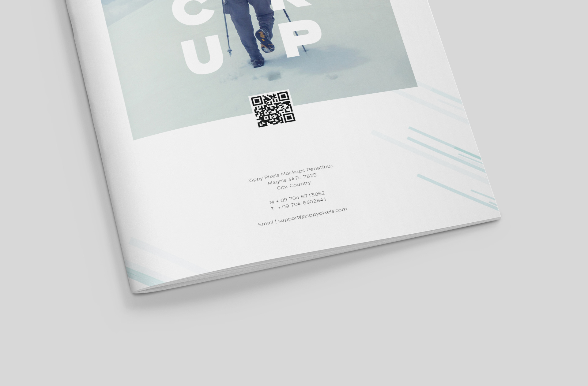 A4 print media template