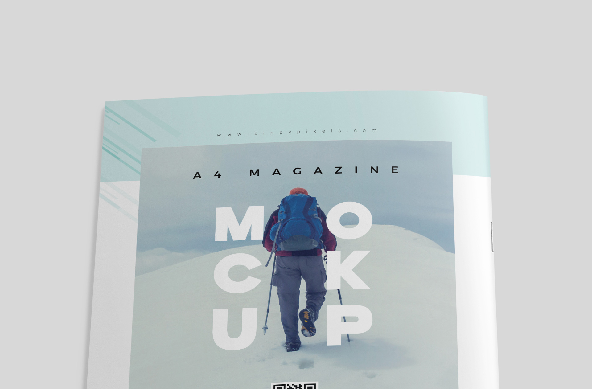 A4 magazine mockup
