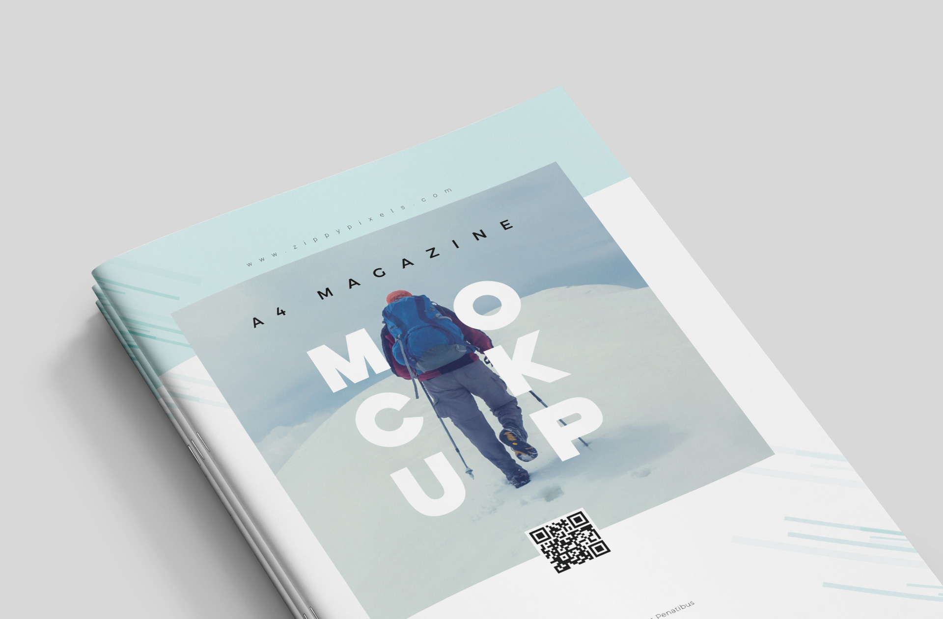 A4 magazine mockup