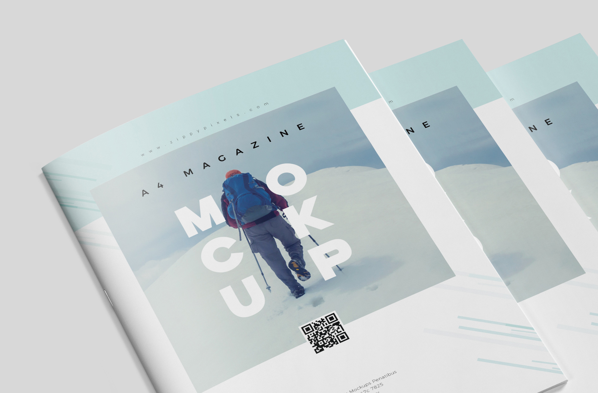 A4 magazine branding