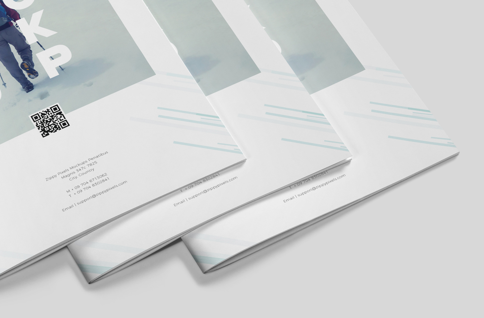 A4 magazine branding