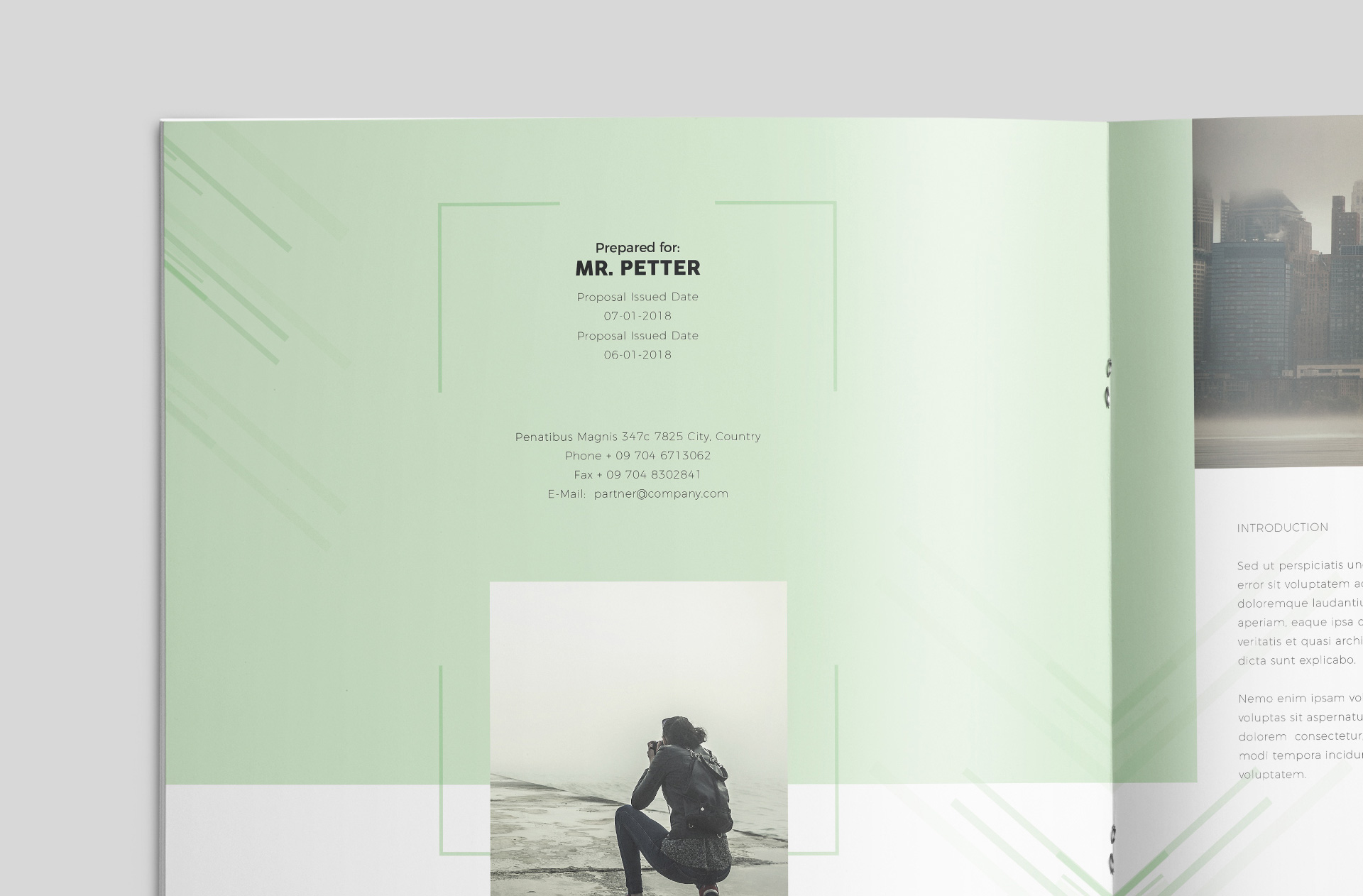 advertising magazine PSD