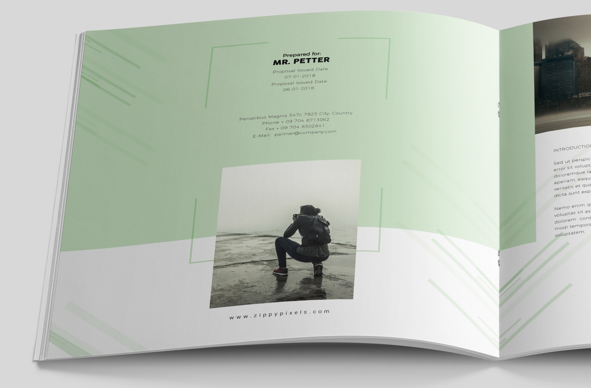 advertising magazine PSD
