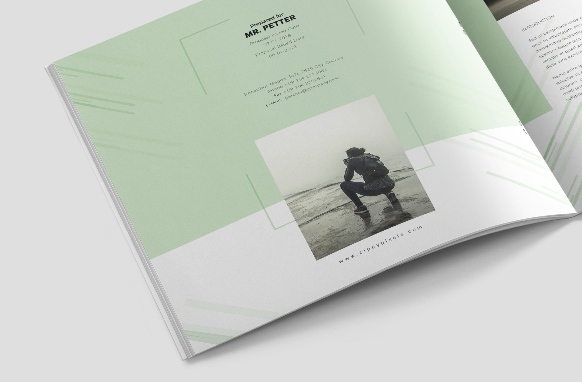 advertising print template