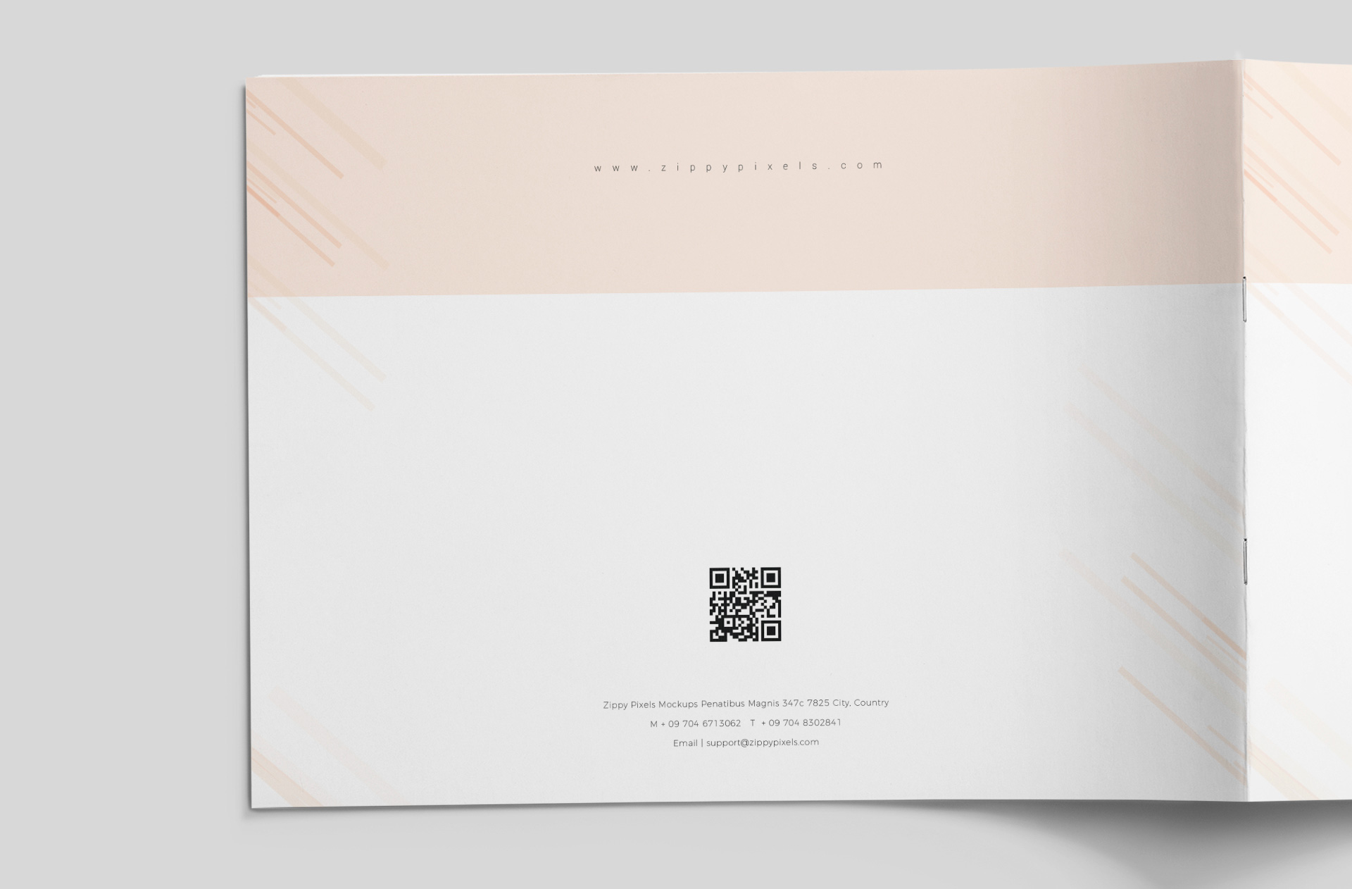 A4 landscape spread PSD