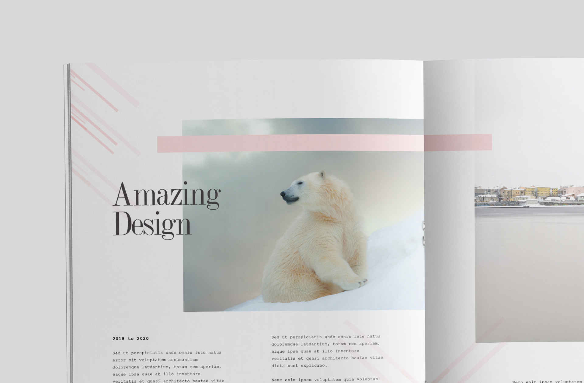advertising book mockup