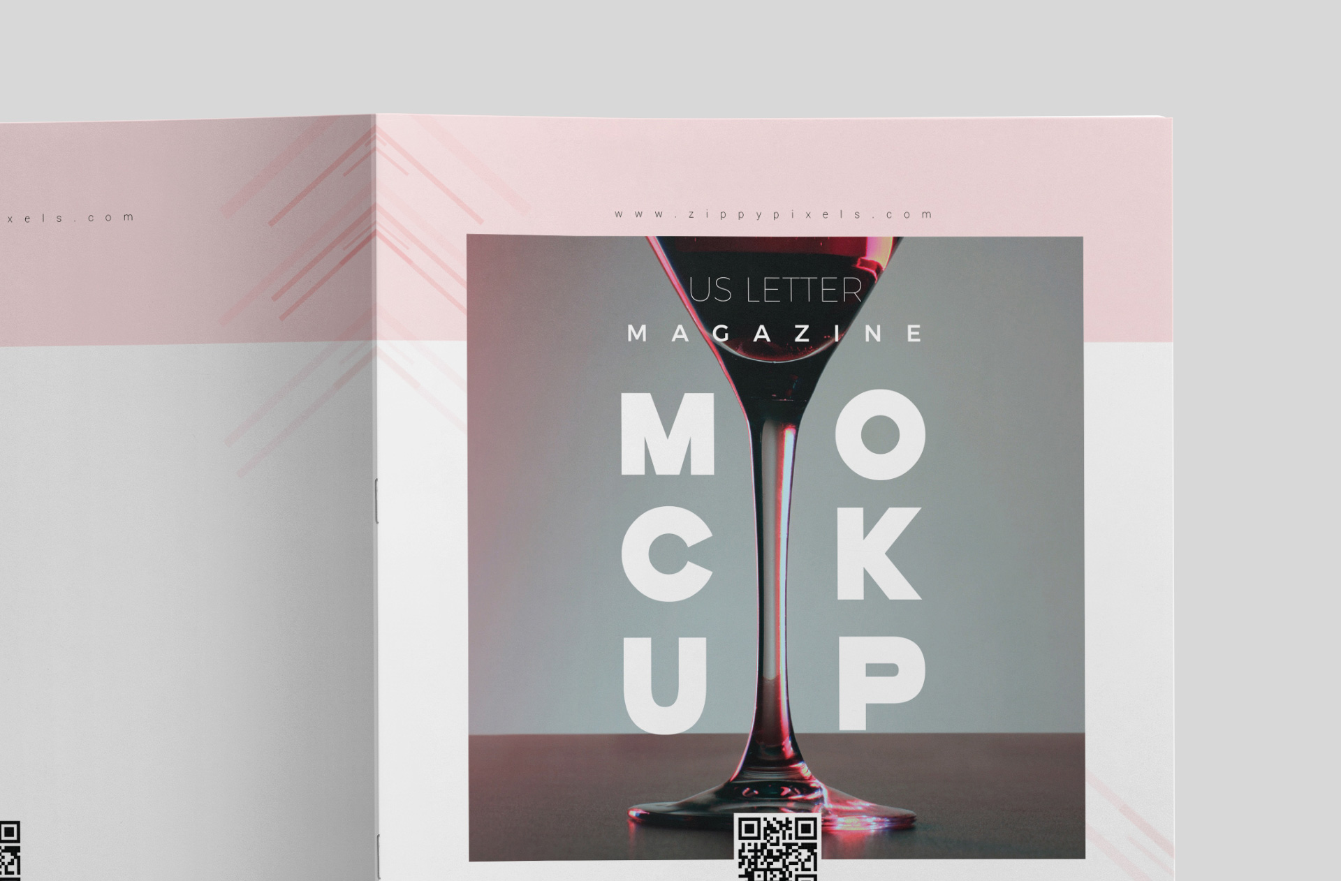advertising magazine mockup