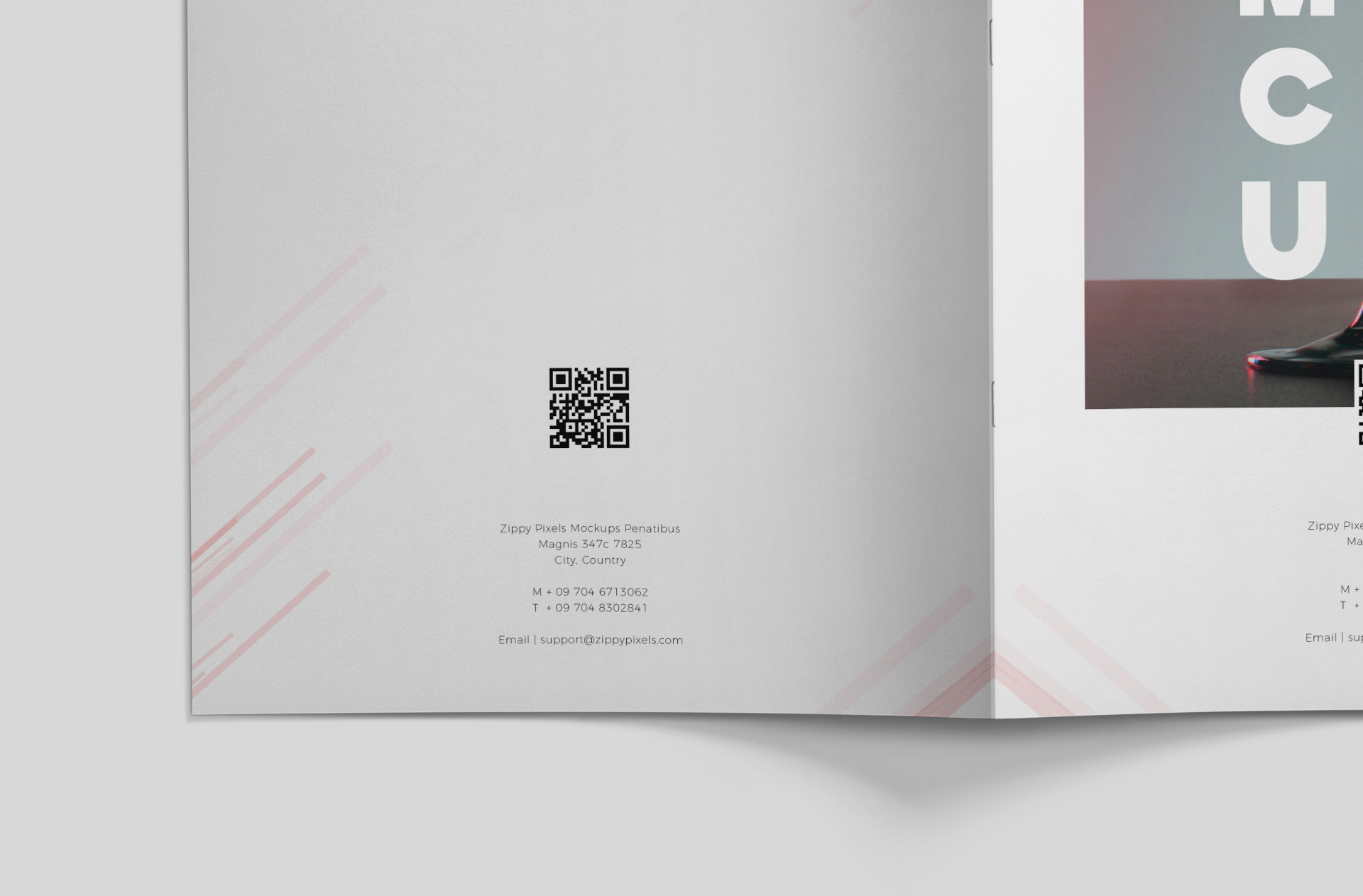 advertising magazine mockup