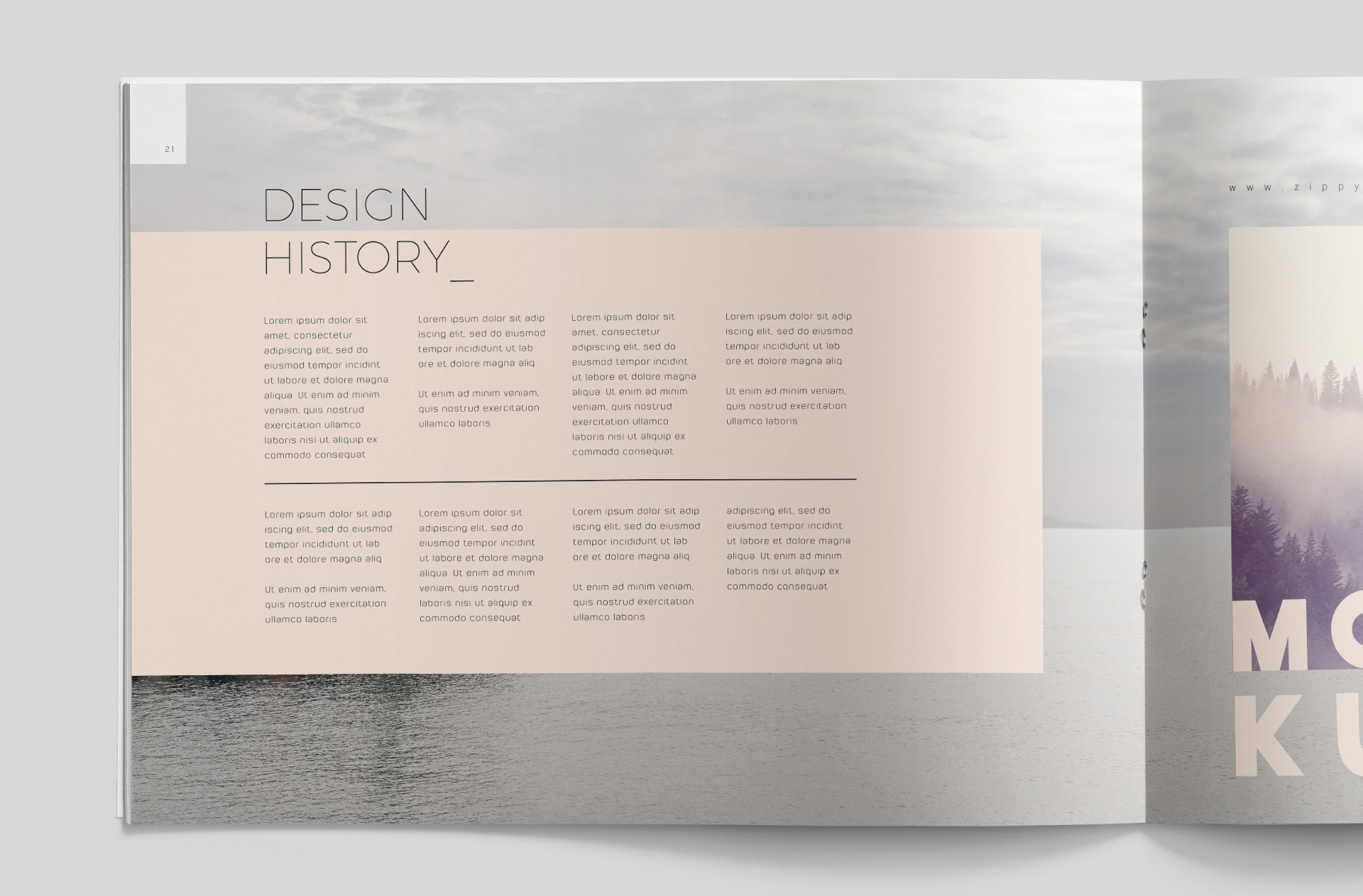 A4 magazine mockup