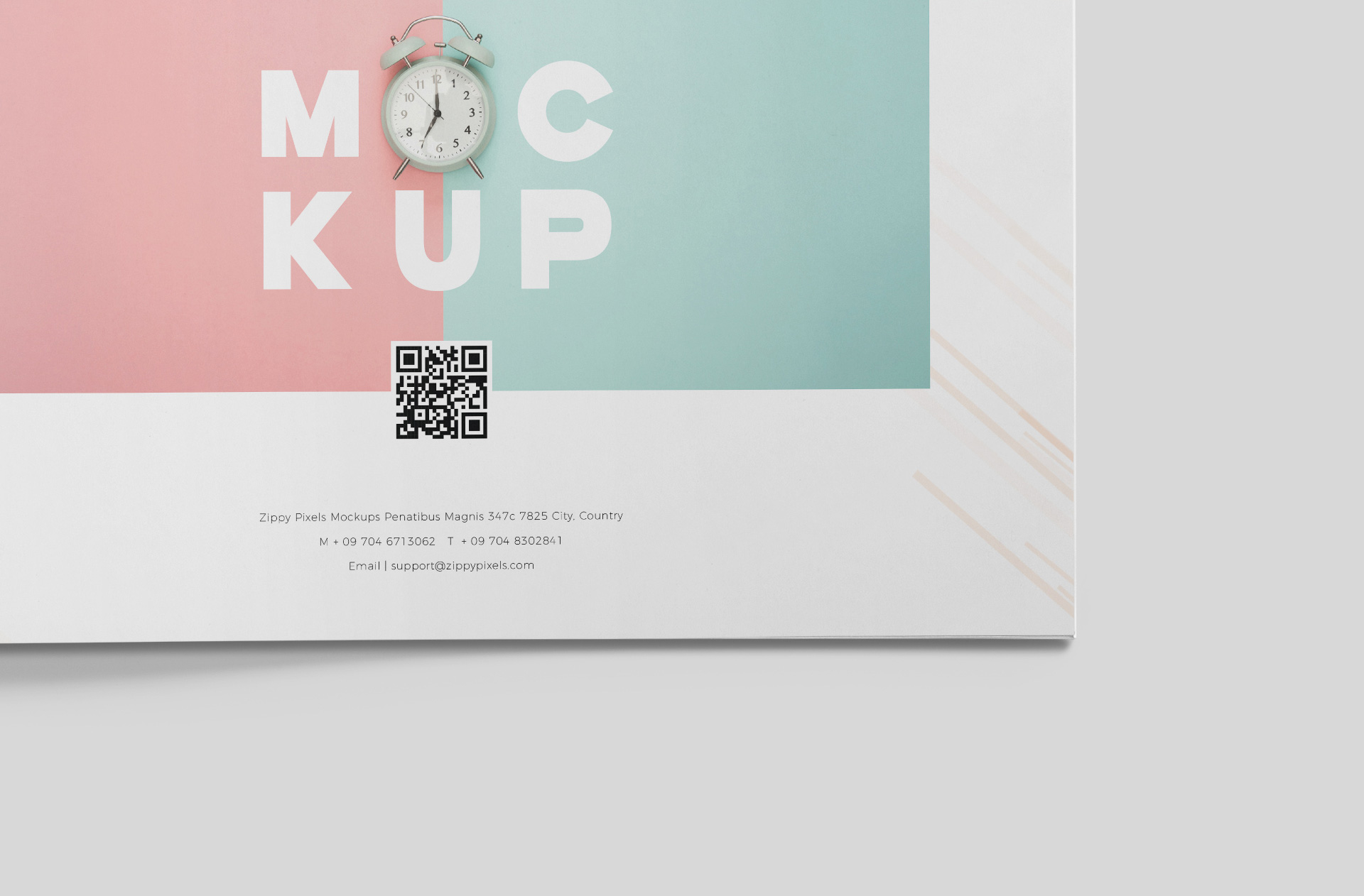 A4 magazine mockup