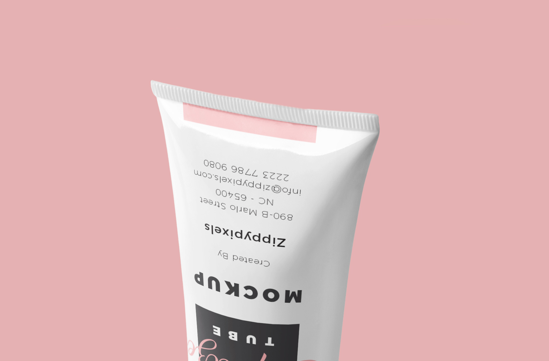 beauty tube mockup