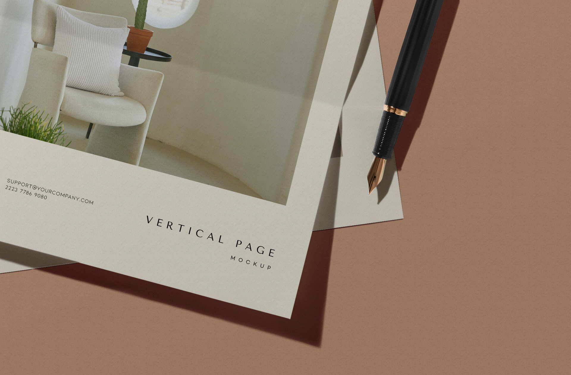 A4 brochure template