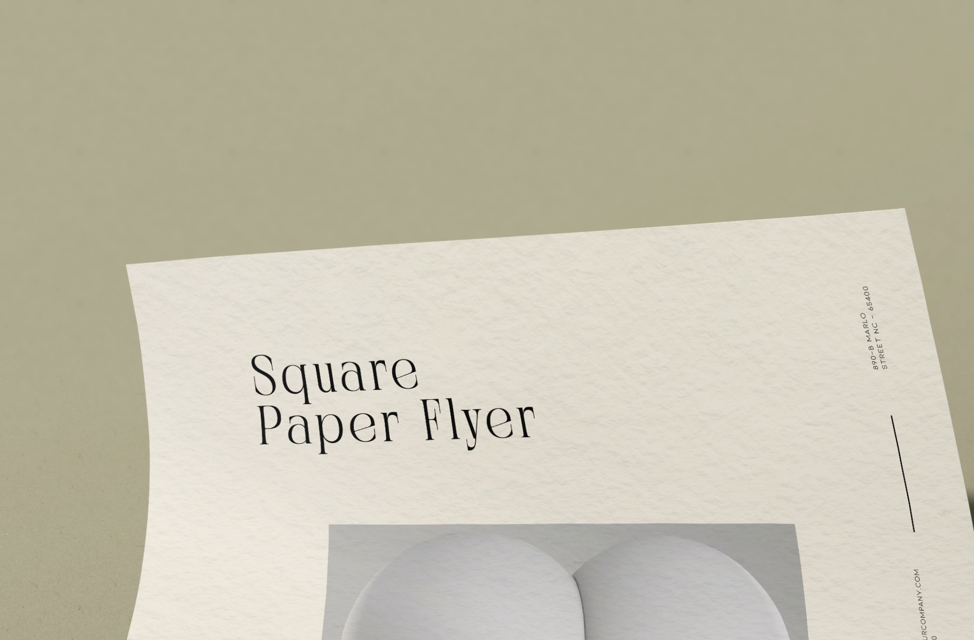 A5 paper mockup