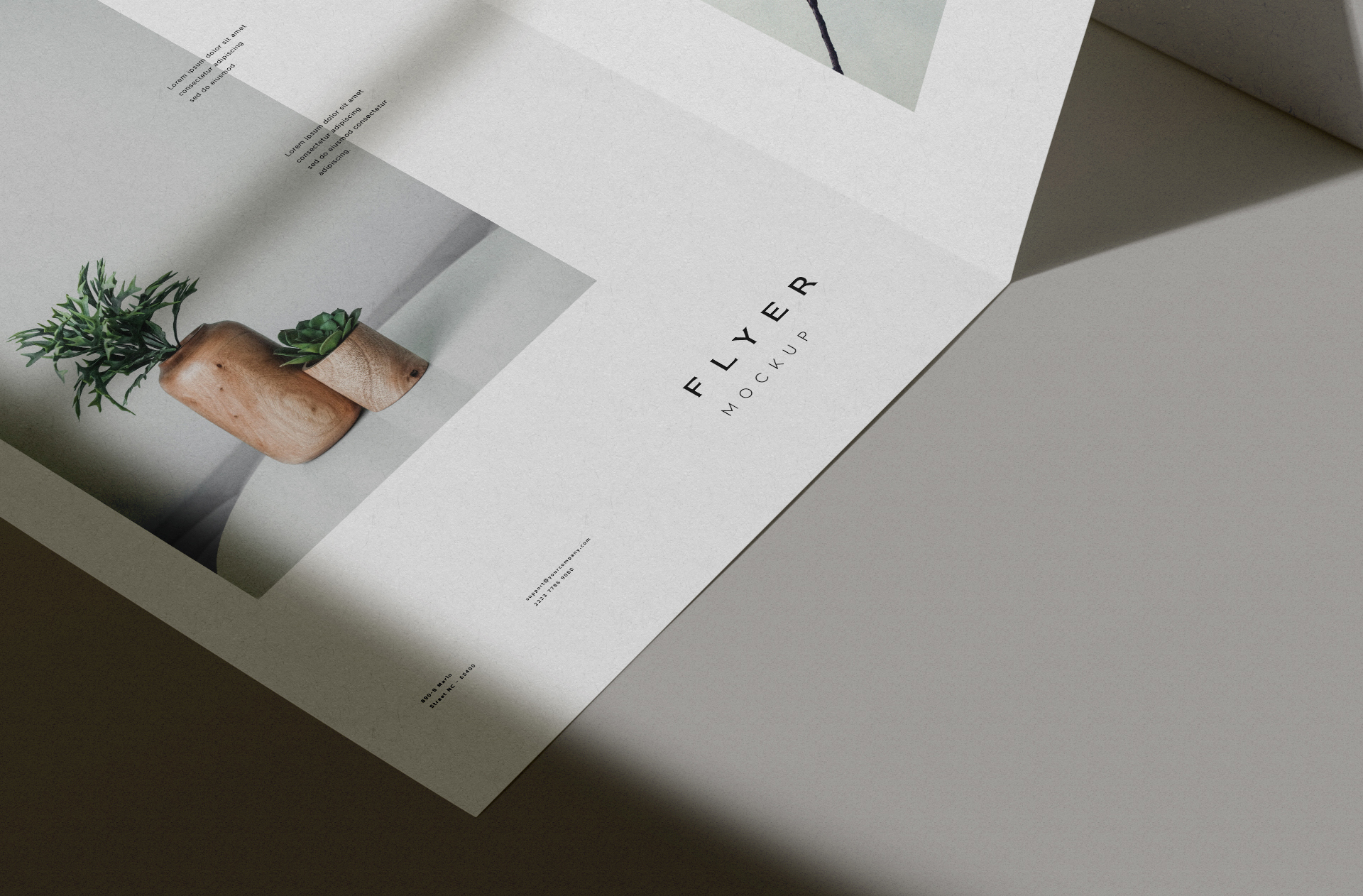 A4 flyer PSD