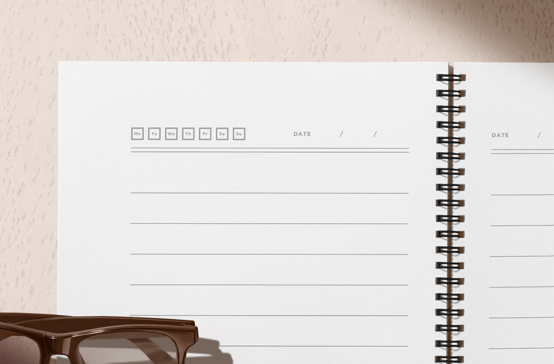 branding notebook PSD