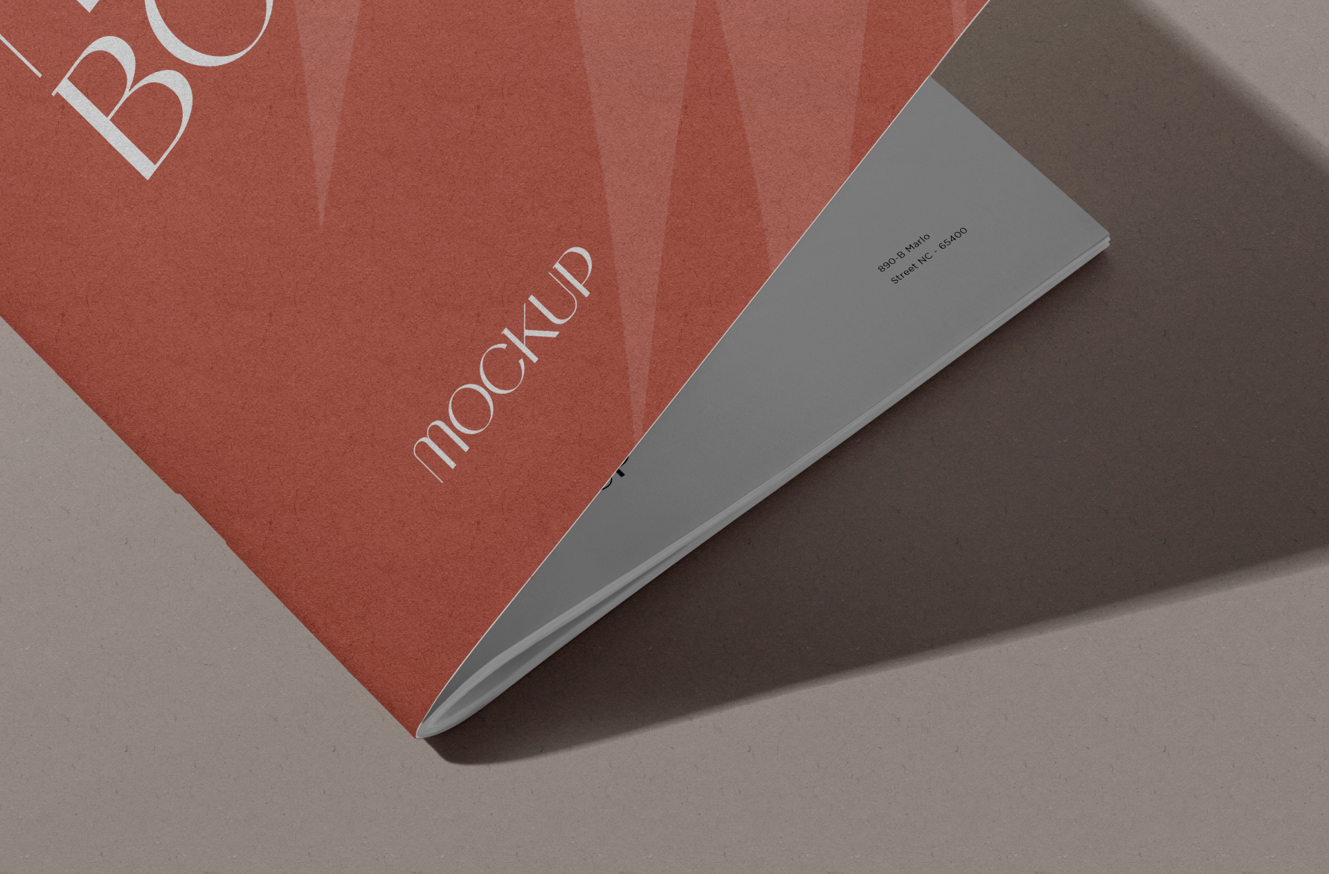 A5 notebook mock-up