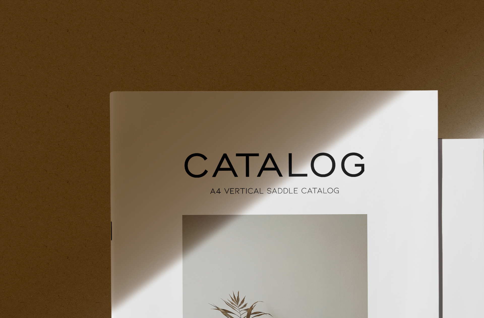A4 catalog mock-up