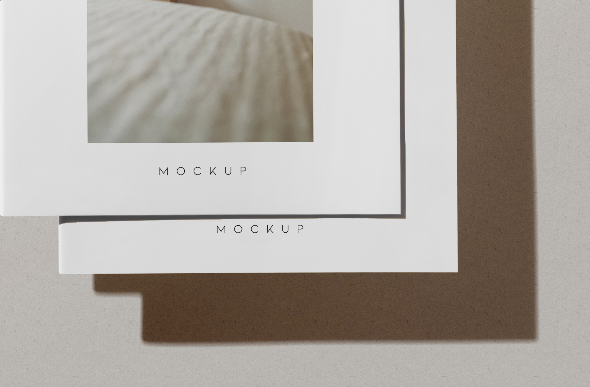 A4 catalog mock-up