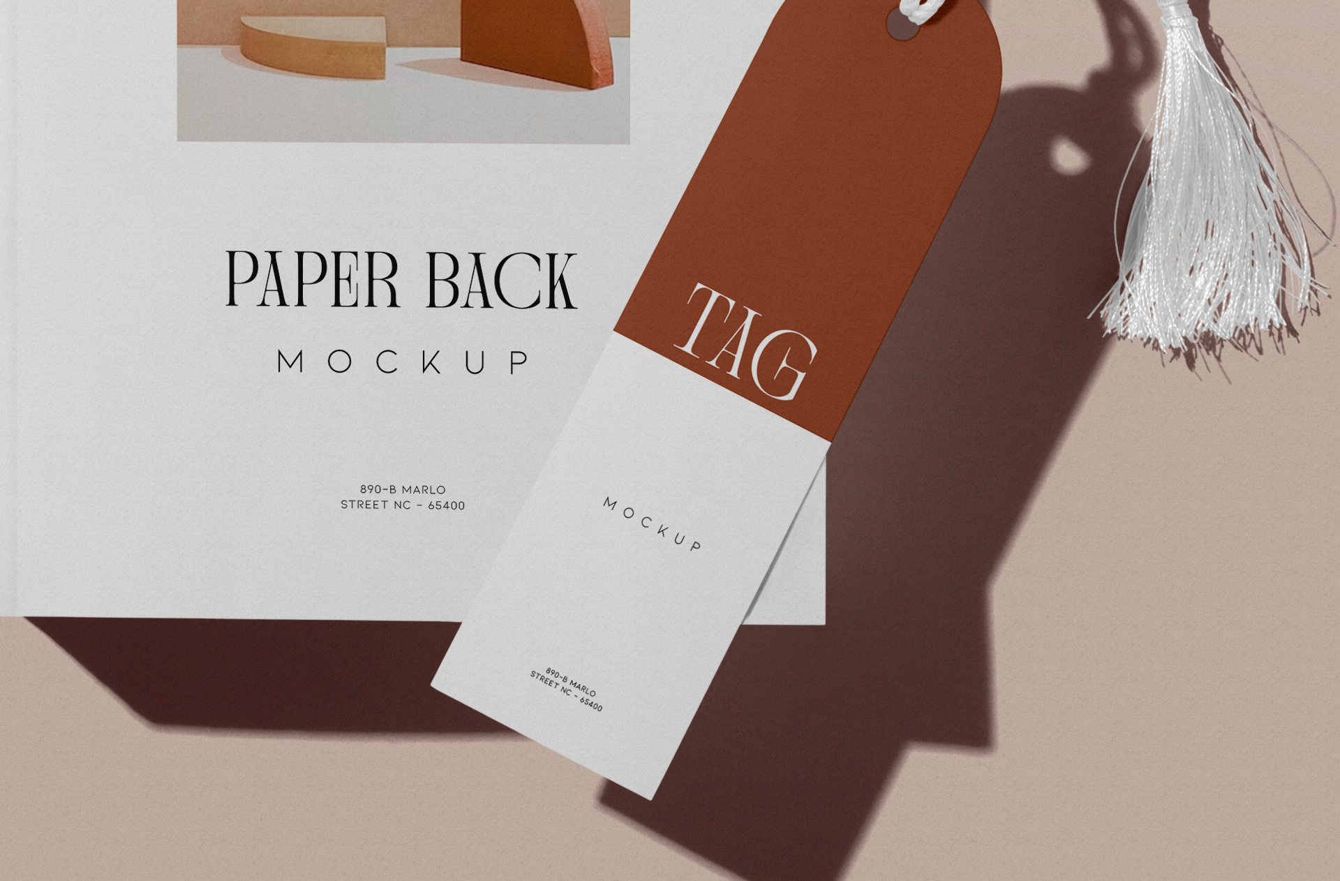 book branding mockup