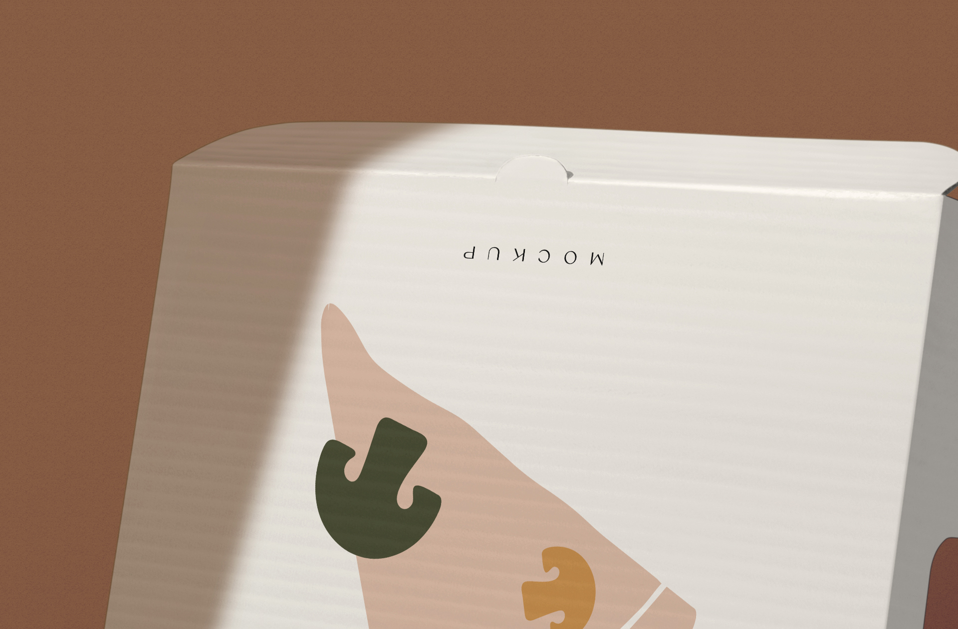cardboard box mockup