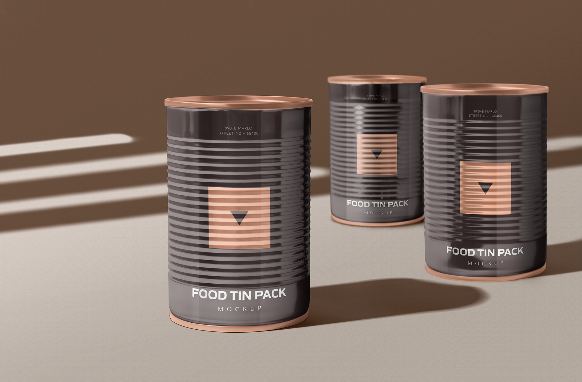 Minimalist Canned Food Mockup for Branding