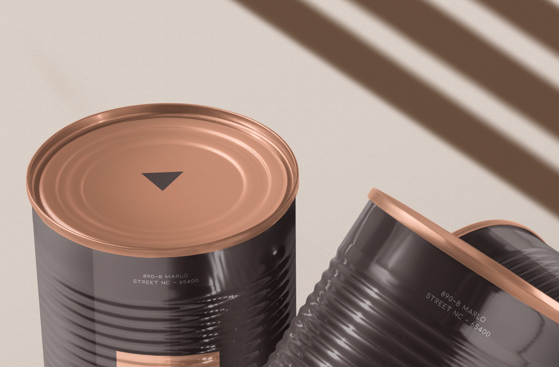 canned vegetables mockup