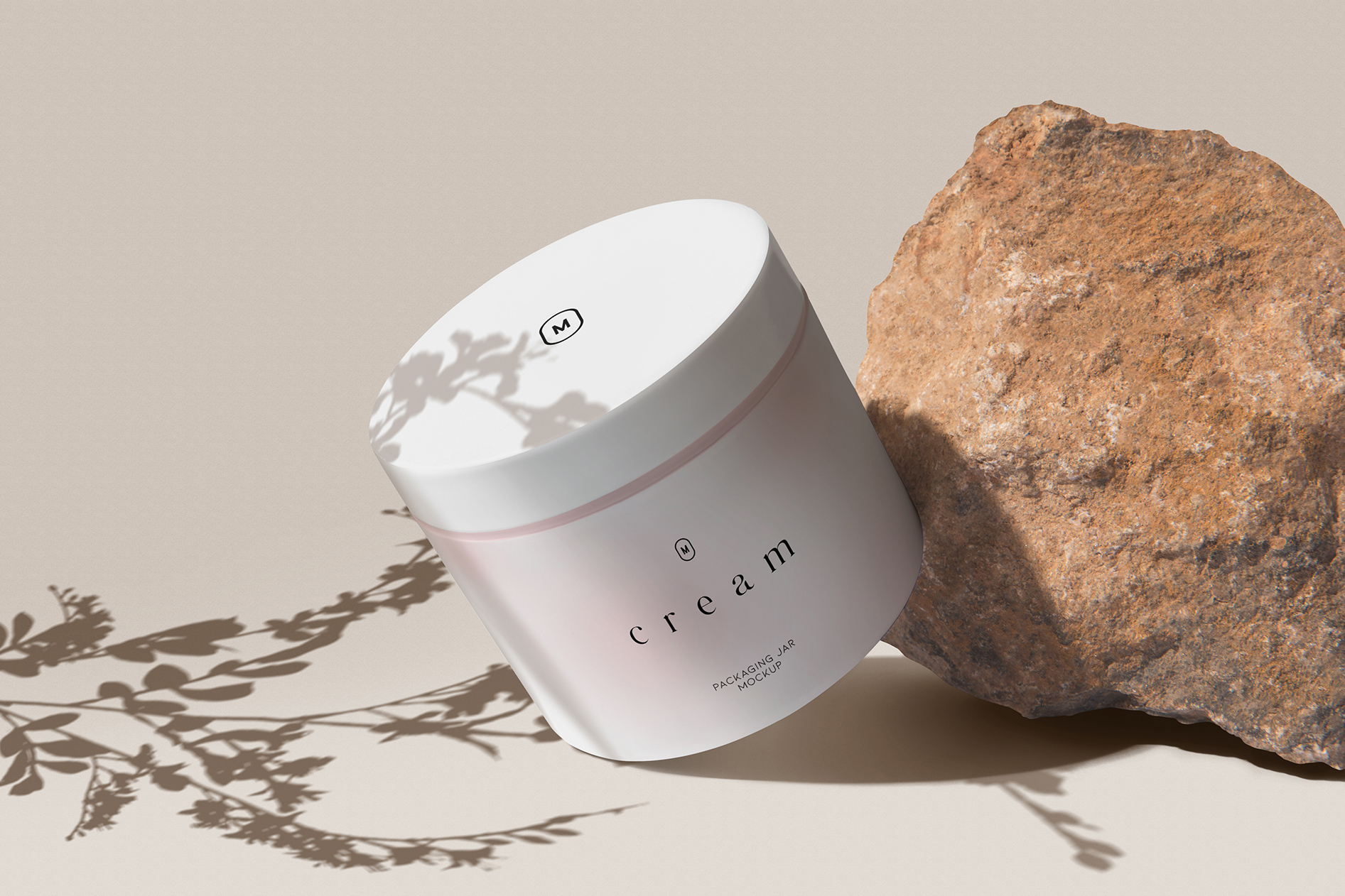 beauty product packaging PSD