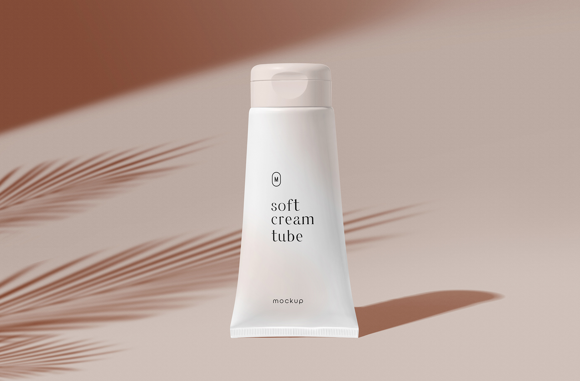 Standing Cosmetic Tube Mockup – Soft Cream & Lotion