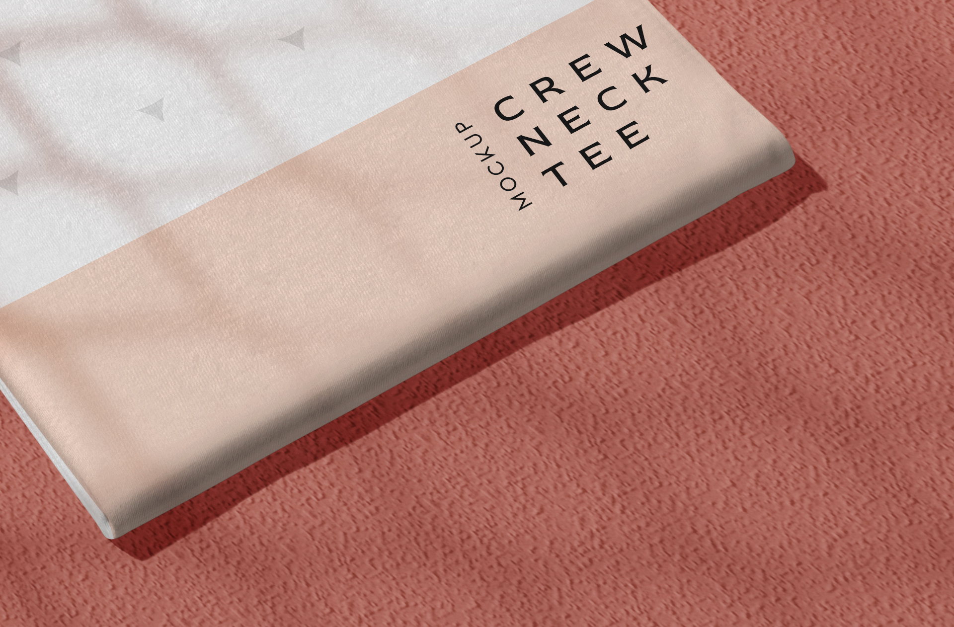 crew neck t-shirt mock-up